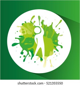 symbol label laurel wreaths vector illustration eps 10