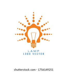the symbol of the lamp, it is suitable for company product codes related to lighting.