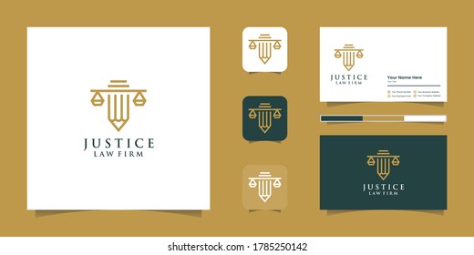 symbol Law Firm,Law Office, Lawyer services, Luxury vintage crest logo, Vector logo and business cad