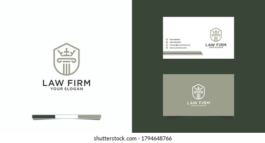 Symbol Law Firm,Law Office, Lawyer Services, Luxury Vintage Crest Logo, Vector Logo And Business Cad