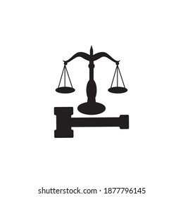 Symbol of law and justice. Concept law and justice. stock illustration