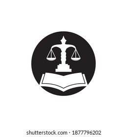 Symbol of law and justice. Concept law and justice. stock illustration