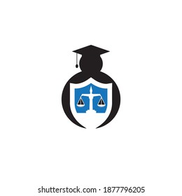 Symbol of law and justice. Concept law and justice. stock illustration