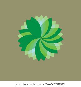 Símbolo de la hoja de la naturaleza forma planta de fondo