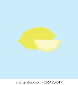 Symbol of Lemon. Thin line Icon of Food. Stroke Pictogram Graphic for Web Design.