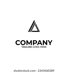 Symbol A letter logo on white background, can be used for art companies, sports, etc