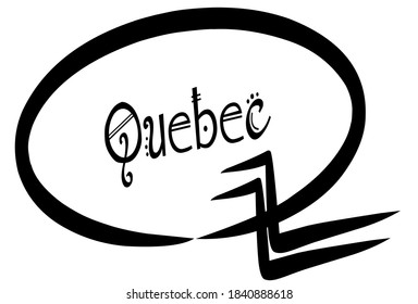 The Symbol and letter of Quebec