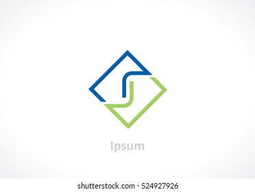 symbol of letter s. template logo design.