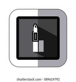 symbol lipstick makeup icon, vector illustration design image