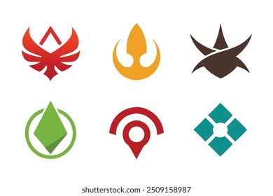 Symbol logo creative illustration for innovative and stylish brand design