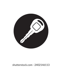 Symbol logo icon, car key design vector illustration
