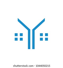 symbol and logo icon for homestay adn real estate
