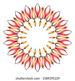 symbol or logo Ornament object for abstract
