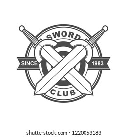 Symbol and Logo Template Design with Weapon Theme