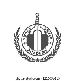 Symbol and Logo Template Design with Weapon Theme