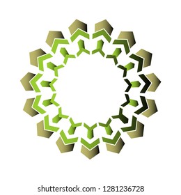 symbol and logo vector with character unique