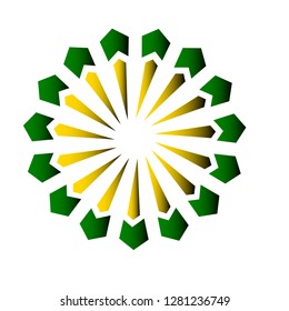 symbol and logo vector with character unique