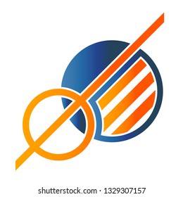 symbol and logo vector with character unique 