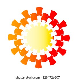 symbol and logos vector with character unique 