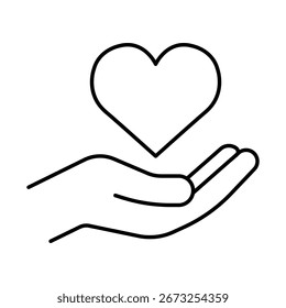 Símbolo de amor, compaixão e apoio através da caridade.