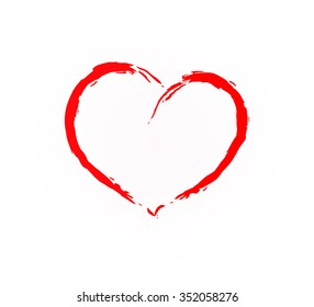 Symbol of love - heart. Vector EPS 10.