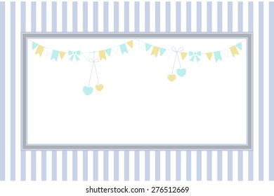 symbol of love on sweet background,greeting card, Flat design Wedding card. can be add text.