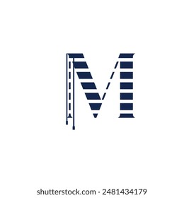 Symbol M logo concept vector