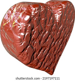 Symbol made in the form of a heart