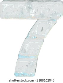 Das Symbol ist aus Eis. Nummer 7