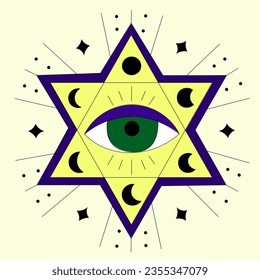 The symbol of magic and the moon