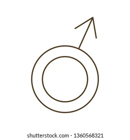 symbol of man isolated icon