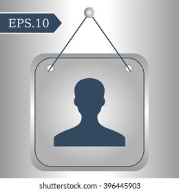 symbol mans silhouette