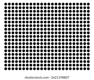 Symbol Map Of the County Baca (Colorado, US) showing the County with a few black dots