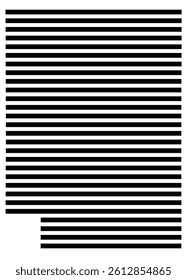 Symbol Map of the County Clark (Wisconsin, US) showing the County with a few black horizontal lines