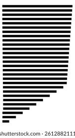 Symbol Map of the County Culberson (Texas, US) showing the County with a few black horizontal lines