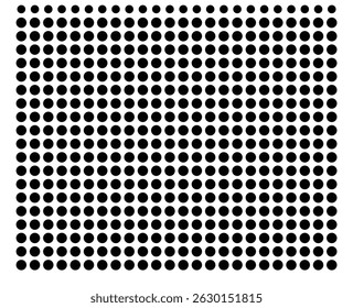 Symbol Map Of the County Oklahoma (Oklahoma, US) showing the County with a few black dots