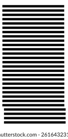 Symbol Map of the County Perry (Mississippi, US) showing the County with a few black horizontal lines