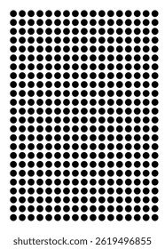 Symbol Map Of the County Pike (Mississippi, US) showing the County with a few black dots