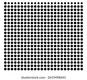 Symbol Map Of the County Stanton (Kansas, US) showing the County with a few black dots