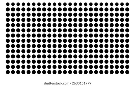 Symbol Map Of the County Texas (Oklahoma, US) showing the County with a few black dots