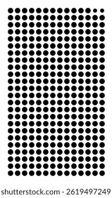 Symbol Map Of the County Todd (Minnesota, US) showing the County with a few black dots