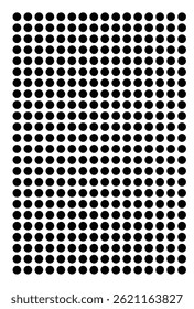 Symbol Map Of the County Yuma (Colorado, US) showing the County with a few black dots