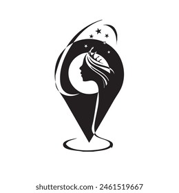 Symbol for the map indicating the location of the Pageant