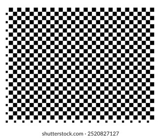 Symbol Map of the State Wyoming (United States of America) showing the state with a pattern of black squares like a chessboard