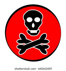Symbol for marking toxic poisoning