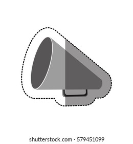 symbol megaphone icon image, vector illustration design