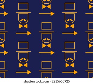 Symbol of the men s only stuff, seamless vector texture