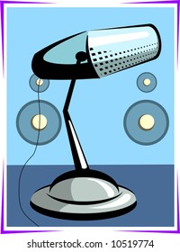  symbol of microphone	