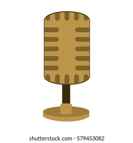 symbol microphone icon image, vector illustration design