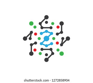 Symbol Molecule Abstract Circle Icon Atom